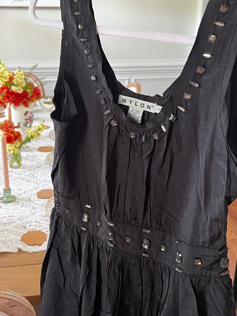 Black Nylon Dress Size 8